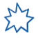 icono de una explosión